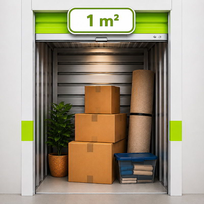 Trastero de 1 m²