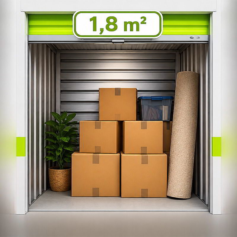 Trastero de 1,8 m²