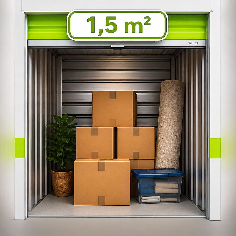 Trastero de 1,5 m²